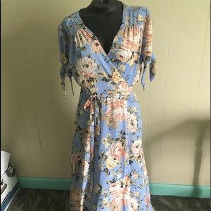 Miami wrap dress size large.